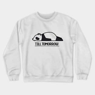 lazy panda Crewneck Sweatshirt